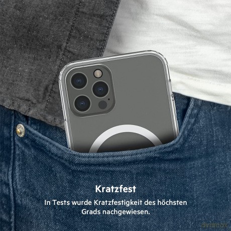 Etui SheerForce MagSafe Anty-mikrobiologiczne do iPhone 12/12 Pro, przeźroczyste