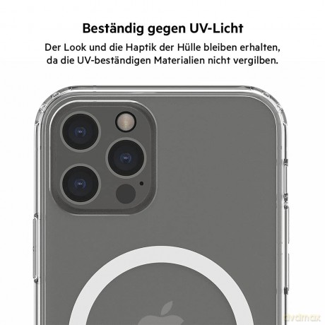 Etui SheerForce MagSafe Anty-mikrobiologiczne do iPhone 12/12 Pro, przeźroczyste