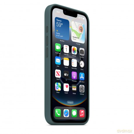 Etui silikonowe do iPhonea 16e - górskie jezioro