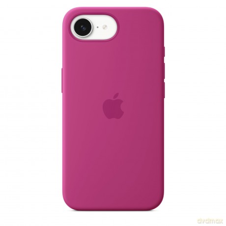 Etui silikonowe do iPhonea 16e - żywy róż