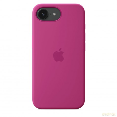 Etui silikonowe do iPhonea 16e - żywy róż