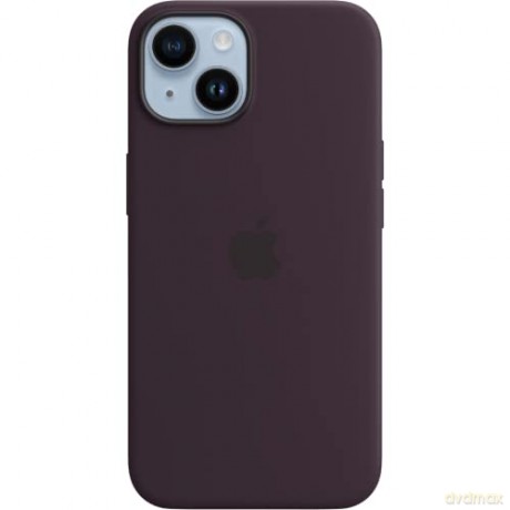 Etui silikonowe z MagSafe do iPhone 14 - jagodowe