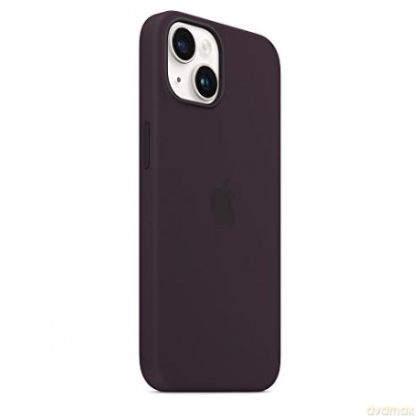 Etui silikonowe z MagSafe do iPhone 14 - jagodowe