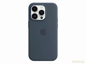 Etui silikonowe z MagSafe do iPhone 14 Pro - sztormowy błękit