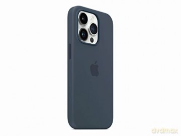Etui silikonowe z MagSafe do iPhone 14 Pro - sztormowy błękit