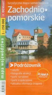 Zachpodniopomorskie Mapa Województwa 1:250 000 [KSIĄŻKA]
