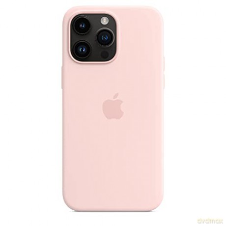 Etui silikonowe z MagSafe do iPhone 14 Pro Max - kredowy róż