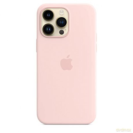 Etui silikonowe z MagSafe do iPhone 14 Pro Max - kredowy róż