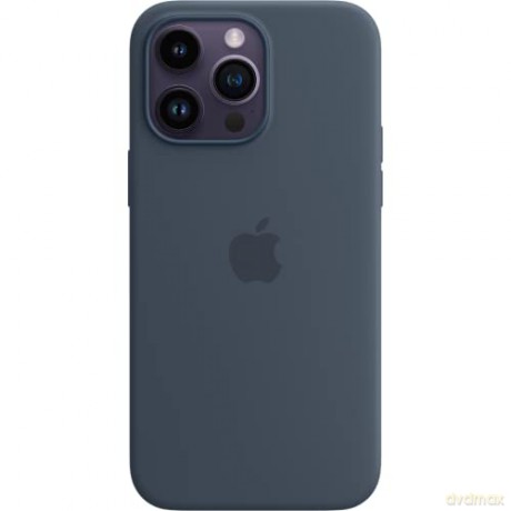 Etui silikonowe z MagSafe do iPhone 14 Pro Max - sztormowy błękit