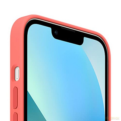 Etui silikonowe z MagSafe do iPhonea 13 mini - róż pomelo