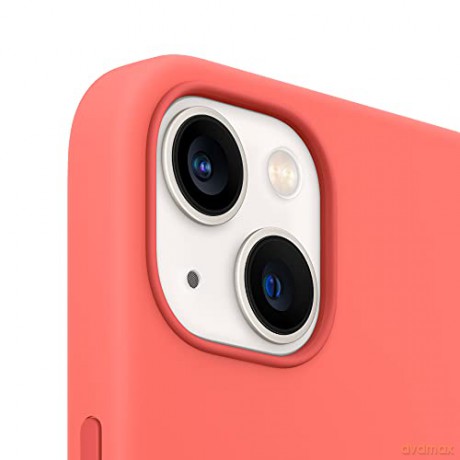 Etui silikonowe z MagSafe do iPhonea 13 mini - róż pomelo