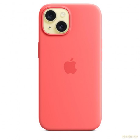 Etui silikonowe z MagSafe do iPhonea 15 - guawa
