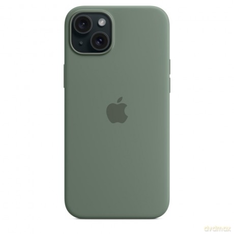 Etui silikonowe z MagSafe do iPhonea 15 Plus - cyprysowe