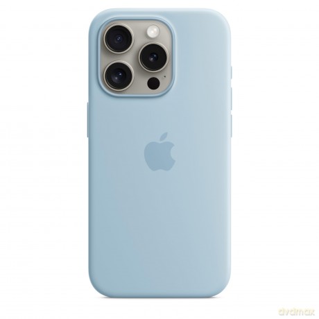 Etui silikonowe z MagSafe do iPhonea 15 Pro - jasnoniebieskie