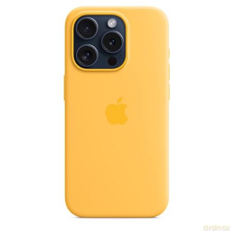 Etui silikonowe z MagSafe do iPhonea 15 Pro - sunshine