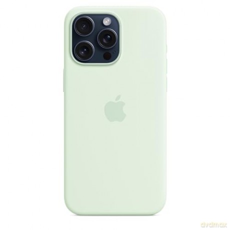 Etui silikonowe z MagSafe do iPhonea 15 Pro Max - pastelowa mięta