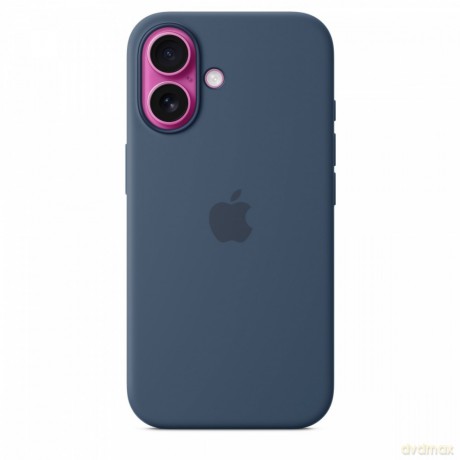 Etui silikonowe z MagSafe do iPhonea 16 - denim