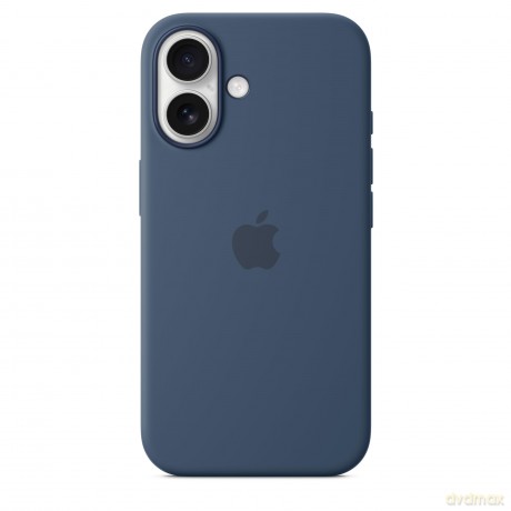 Etui silikonowe z MagSafe do iPhonea 16 - denim