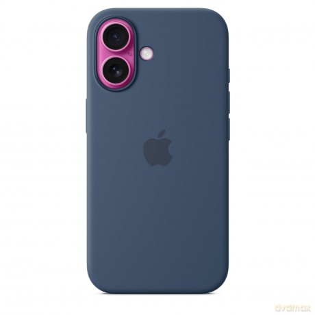 Etui silikonowe z MagSafe do iPhonea 16 - denim
