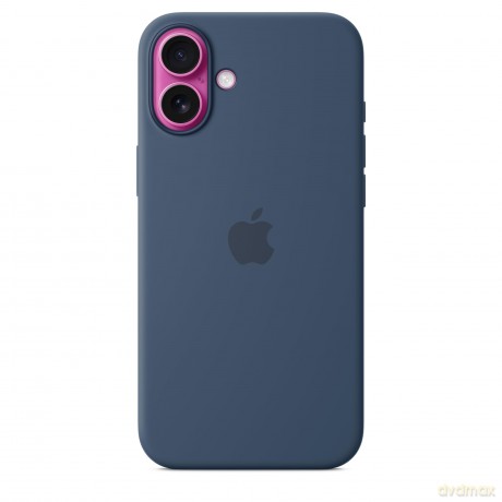 Etui silikonowe z MagSafe do iPhonea 16 Plus - denim