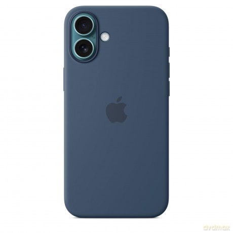 Etui silikonowe z MagSafe do iPhonea 16 Plus - denim