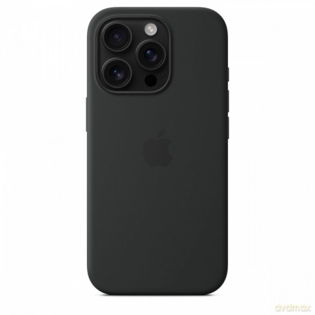 Etui silikonowe z MagSafe do iPhonea 16 Pro - czarne