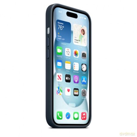 Etui z tkaniny FineWoven z MagSafe do iPhonea 15 - głębia oceanu