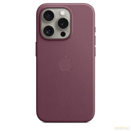 Etui z tkaniny FineWoven z MagSafe do iPhonea 15 Pro - rubinowa morwa