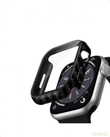 Etui ze szkłem Hybrid Watch Case Apple Watch 45mm Carbon