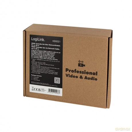 Extender HDMI do 30m, 1080p/60Hz, 0.3m