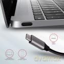 HMC-6M2 Wieloportowy hub USB-C 3.2 Gen 1, slot M.2 SATA + HDMI + GLAN + 2x USB-A + PD 100W