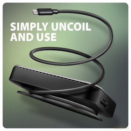 HMC-UFO Wieloportowy hub USB 9in1, 10Gbps, 2x USB-A, HDMI 4K/60Hz, M.2 NVMe/SATA, audio, PD 100W, SD/microSD, GLAN, 65cm USB-C kabel