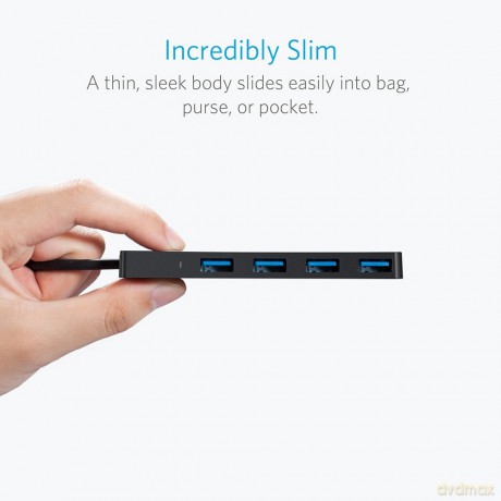 Hub 4-Port USB 3.0 Ultra Slim Data