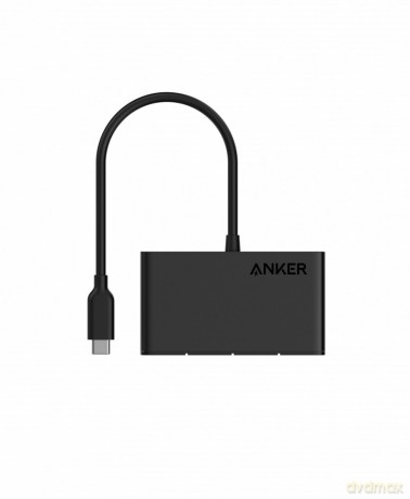 Hub 4w1 10Gbps USB-C Czarny