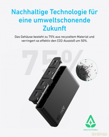 Hub 4w1 10Gbps USB-C Czarny