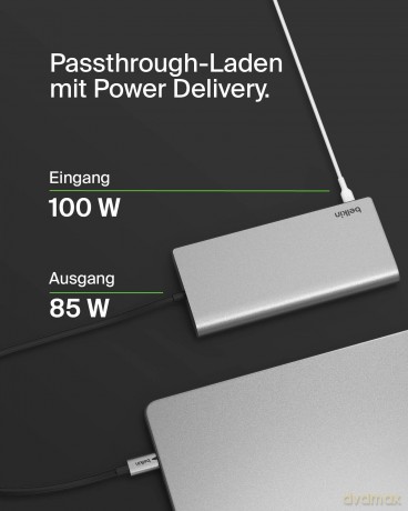 Hub USB-C 8w1 dual display