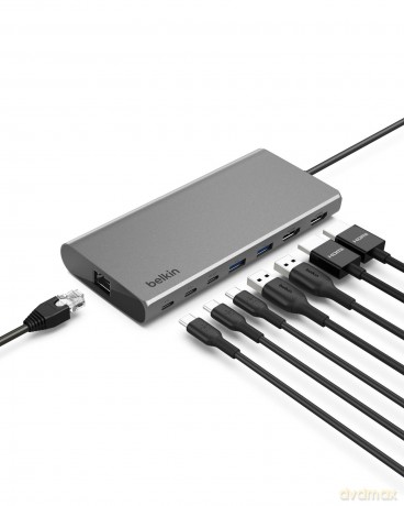 Hub USB-C 8w1 dual display