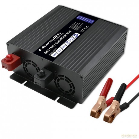 Inteligentna ładowarka do akumulatorów LiFePO4 AGM GEL SLA | 50A | 12V