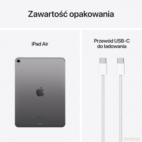 iPad Air 11 cali Wi-Fi + Cellular 1TB - Gwiezdna szarość