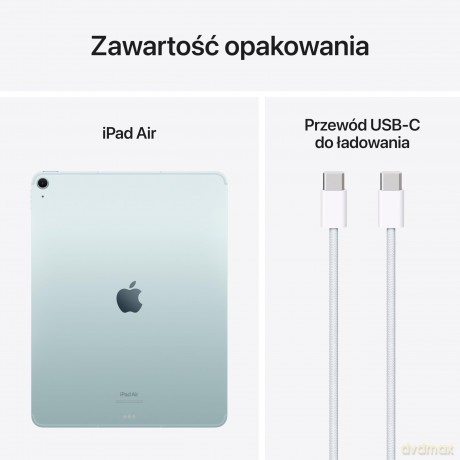 iPad Air 13 cali Wi-Fi + Cellular 256GB - Niebieski