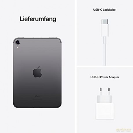 iPad mini Wi-Fi + Cellular 256GB - Gwiezdna szarość