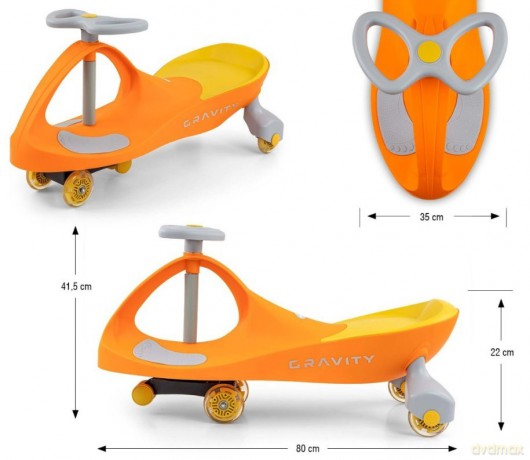 Jeździk grawitacyjny Gravity Orange