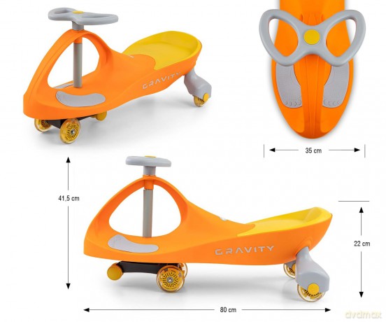 Jeździk grawitacyjny Gravity Orange