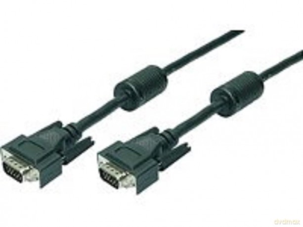 Kabel danych m/m VGA 2x Ferryt, 15m