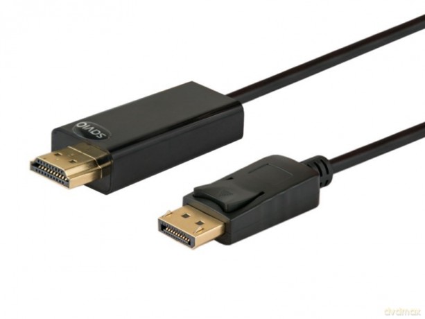 Kabel DisplayPort (M) - HDMI (M) 1,5m, CL-56