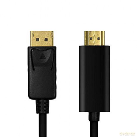 Kabel DisplayPort 1.2 do HDMI 1.4 1m Czarny