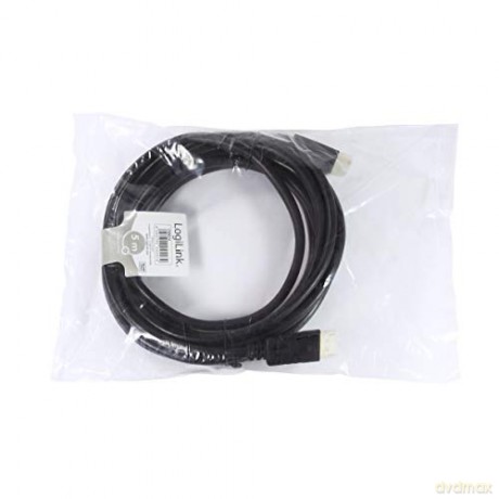 Kabel DisplayPort 1.2 M/M, 4K2K, 5m, czarny