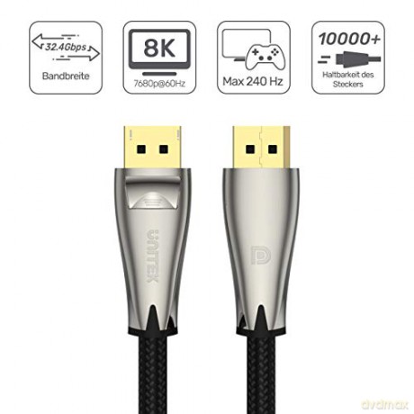 Kabel DisplayPort 1.4, 8K@60Hz, 1M, M/M; C1606BNI