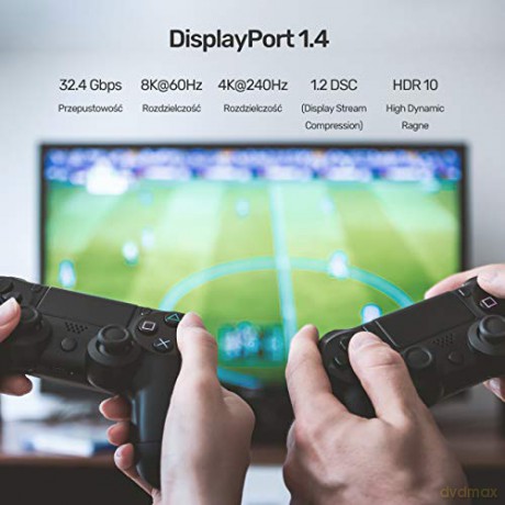 Kabel DisplayPort 1.4, 8K@60Hz, 2M, M/M; C1608BNI