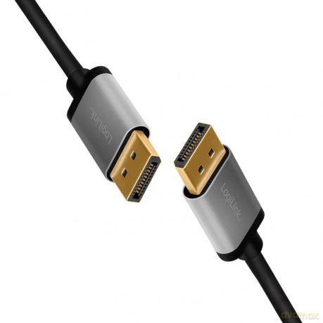 Kabel DisplayPort 4K/60 Hz,DP/M do DP/M,alu. 5m